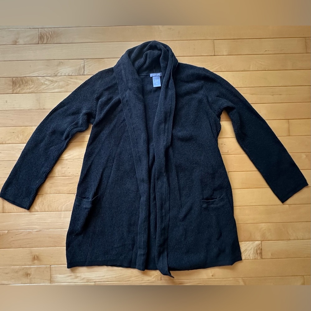 GAP Maternity 100% cotton charcoal grey women's cardigan